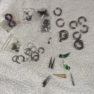 Piercing jewelry - assorted